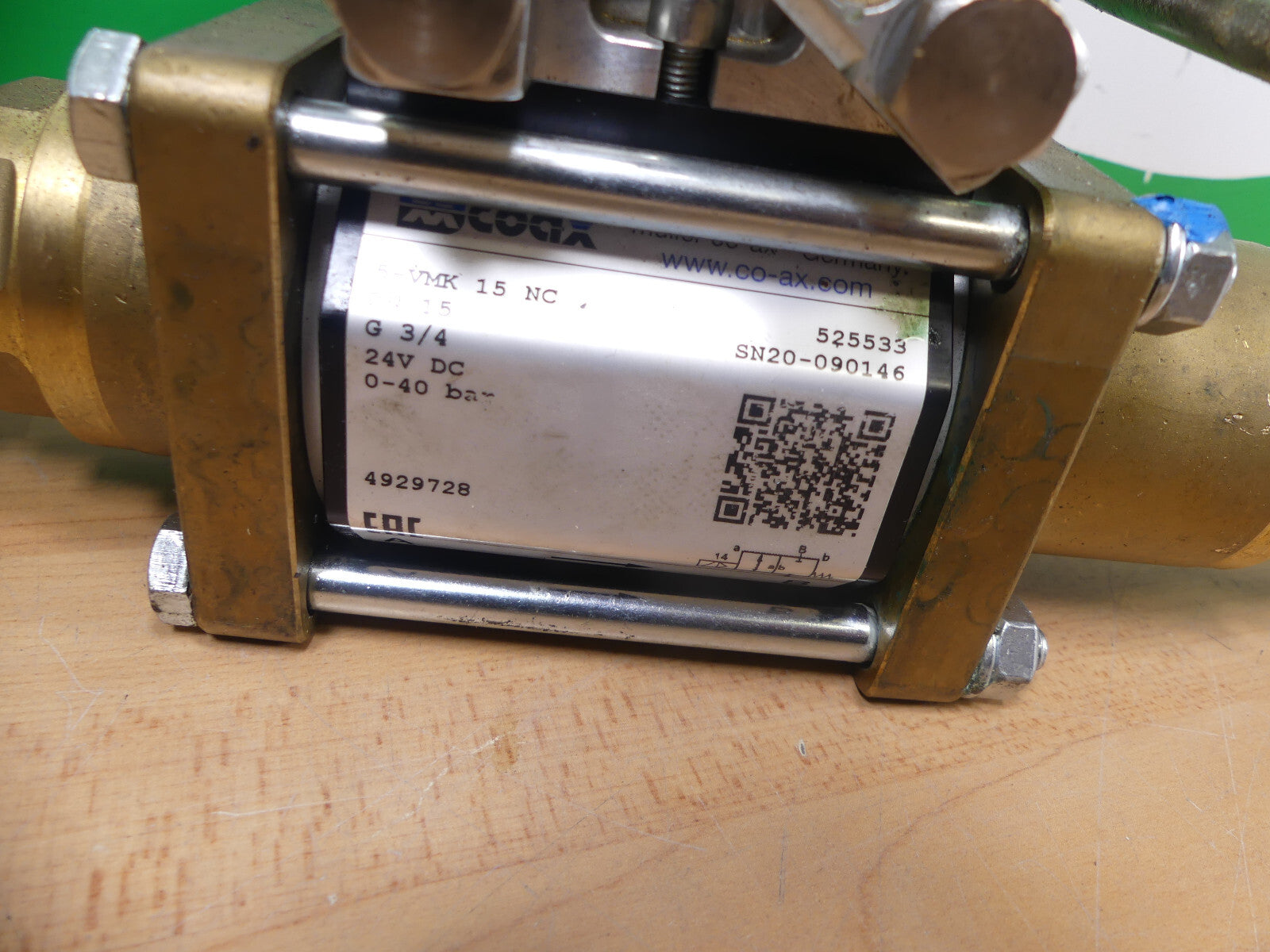 Coax 5-VMK 15 NC  Ventil 24V DC 0-40 bar  s.Bilder