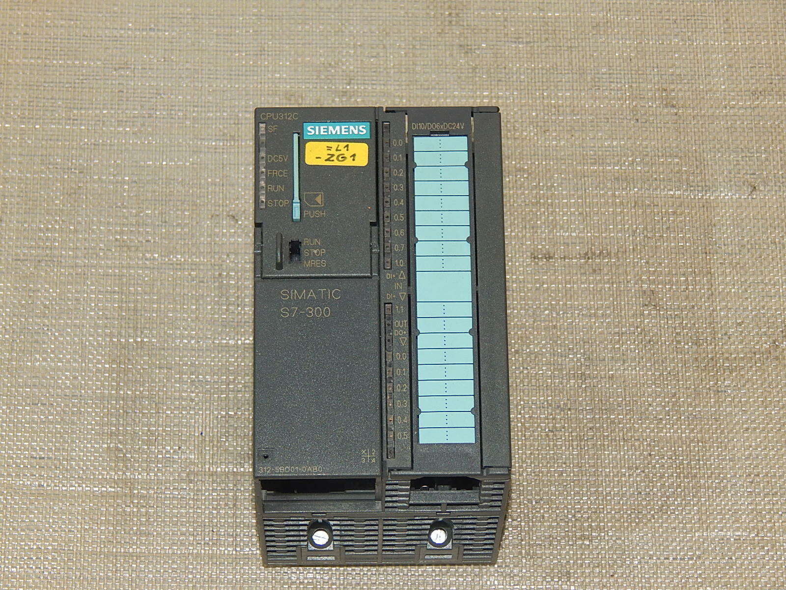  Siemens 6ES7312-5BD01-0AB0 S7 300 CPU312C 6ES7 312-5BD01-0AB0 E-Stand:1 used