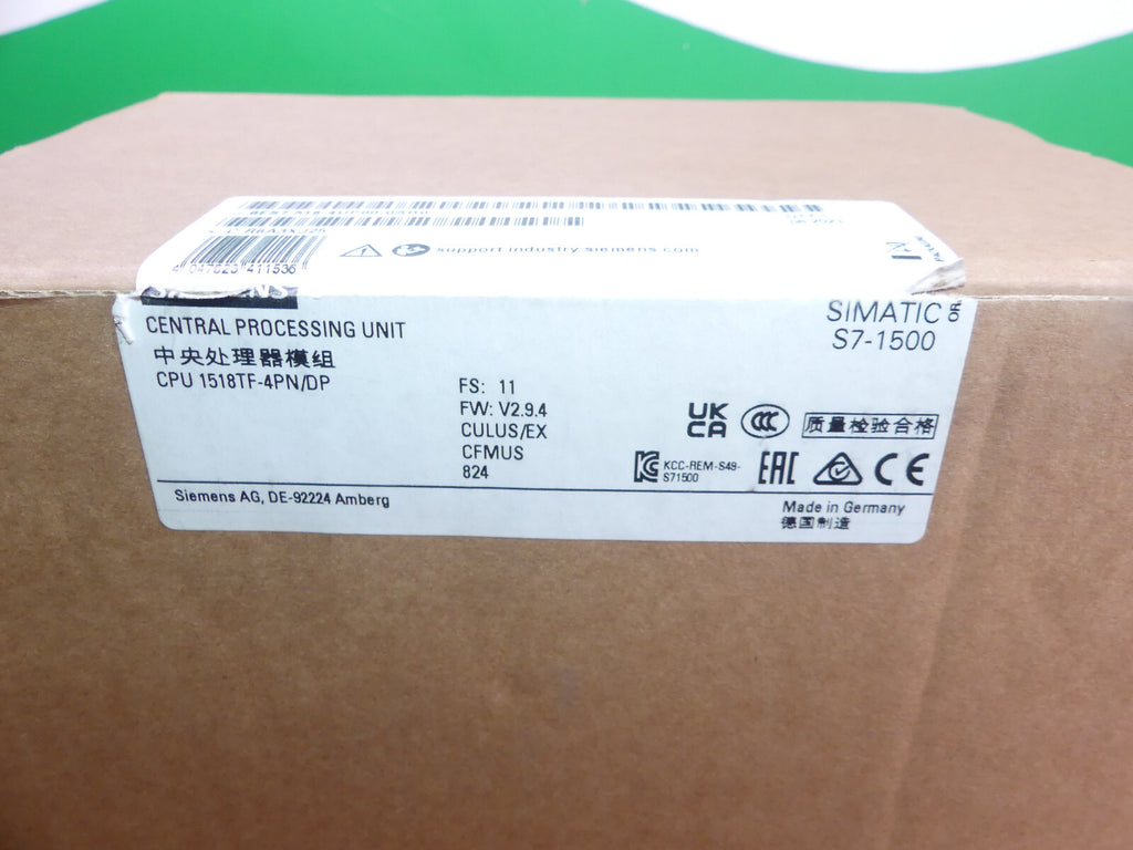 Siemens SIMATIC S7-1500 6ES7518-4UP00-0AB0   6ES75184UP000AB0  FS: 11