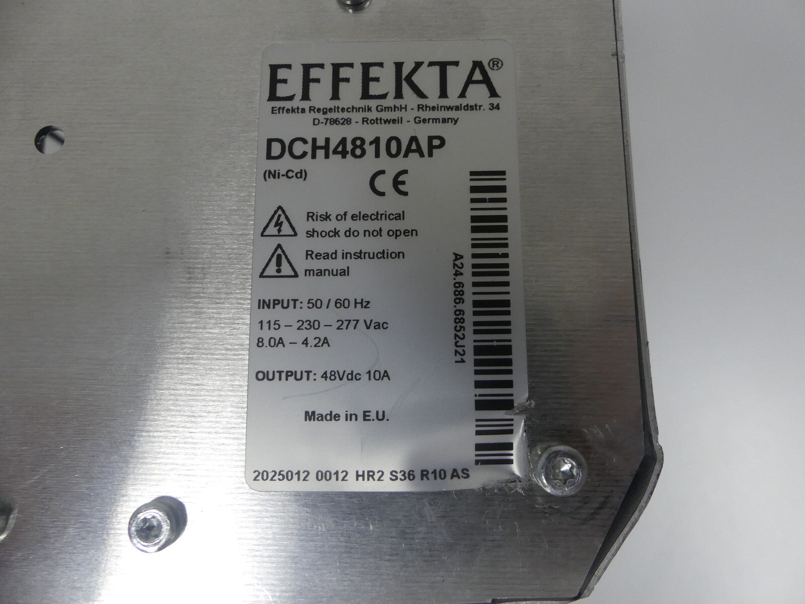 Effekta DCH4810AP s. Bilder