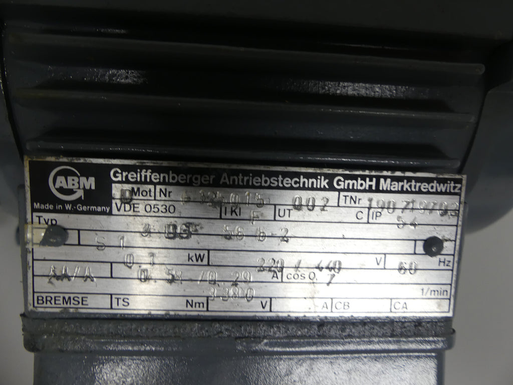 ABM  Greifenberger Antriebstechnik F125015