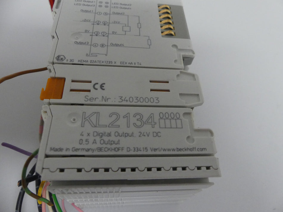 5x Beckhoff KL2134