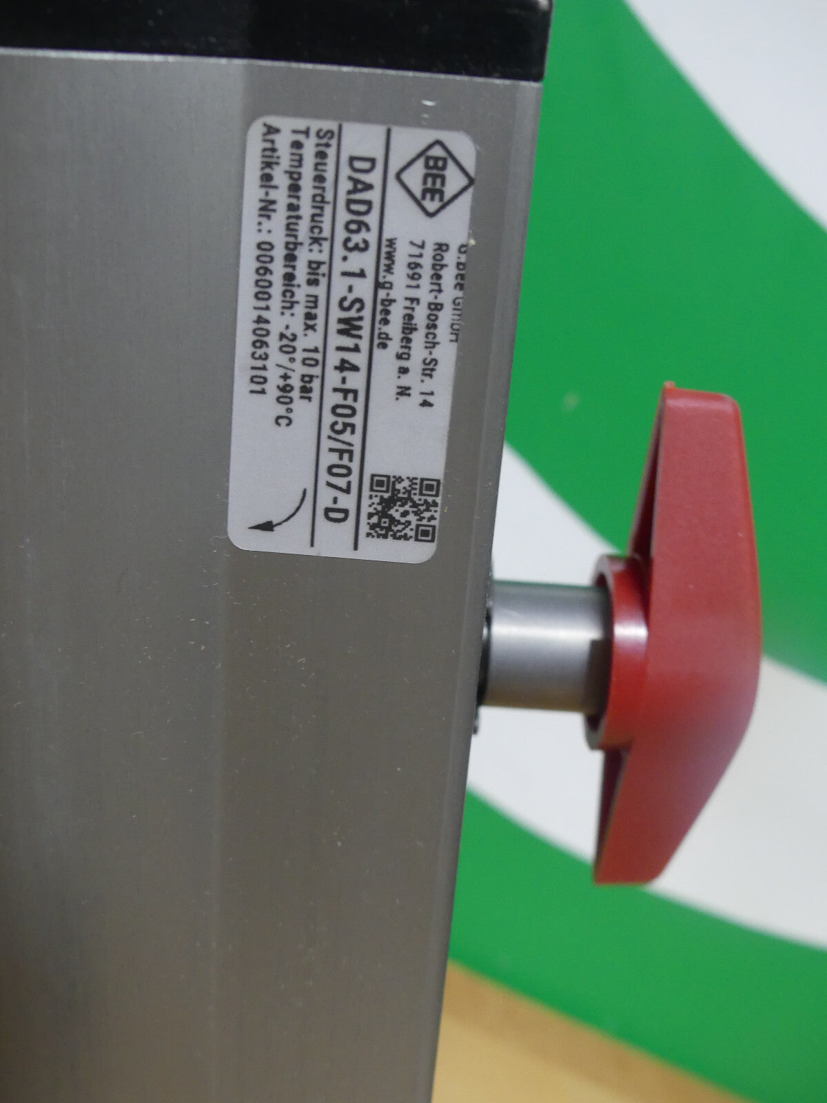 BEE  DAD63.1-SW14-F05/F07-D / AKP964-2"-DAD63-QUER-MV-M12 Kugelhahn pneumatisch