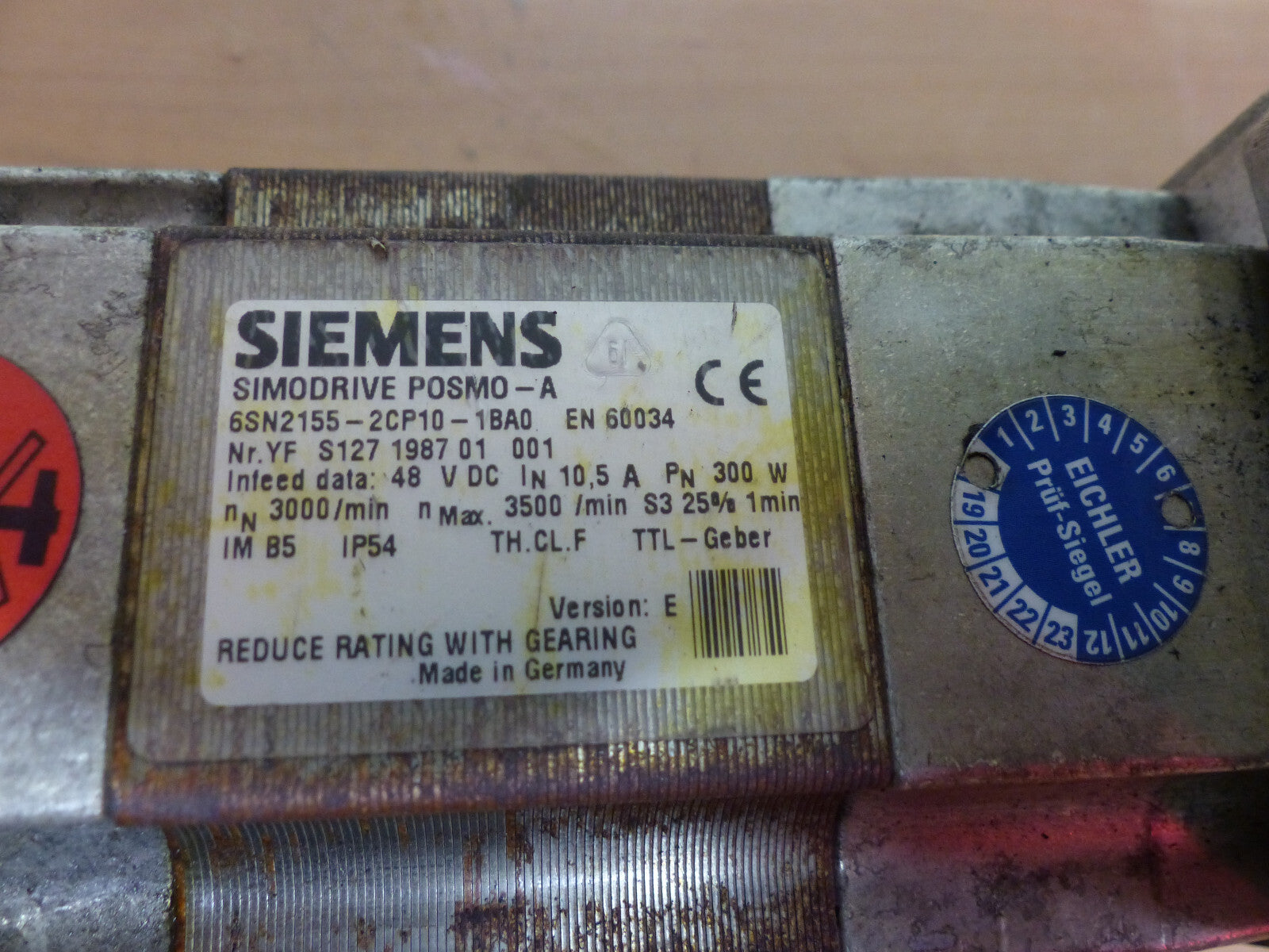 Siemens SIMODRIVE Posmo A 6SN2155-2CP10-1BA0 Version:E  used s.Bilder
