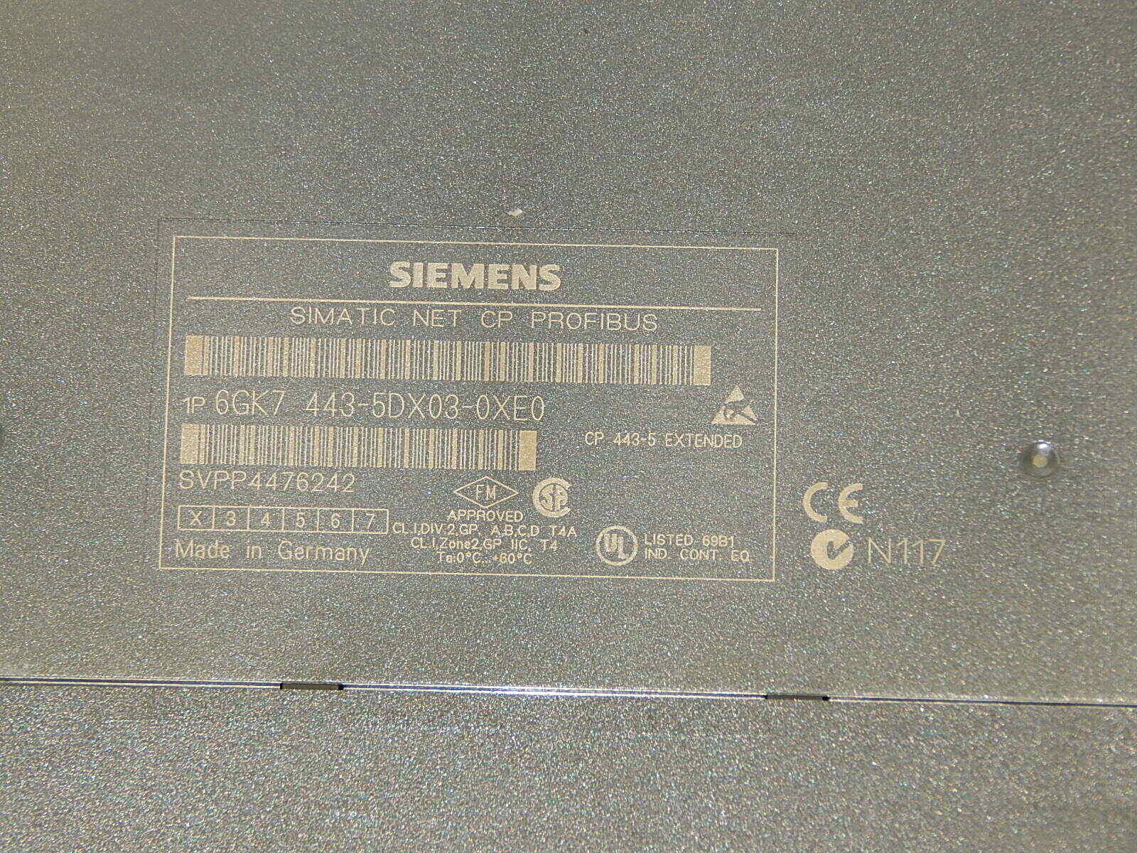 Siemens simatic Net CP 6GK7 443-5DX03-0XE0 // 6GK7443-5DX03-0XE0 Ohne klappe 