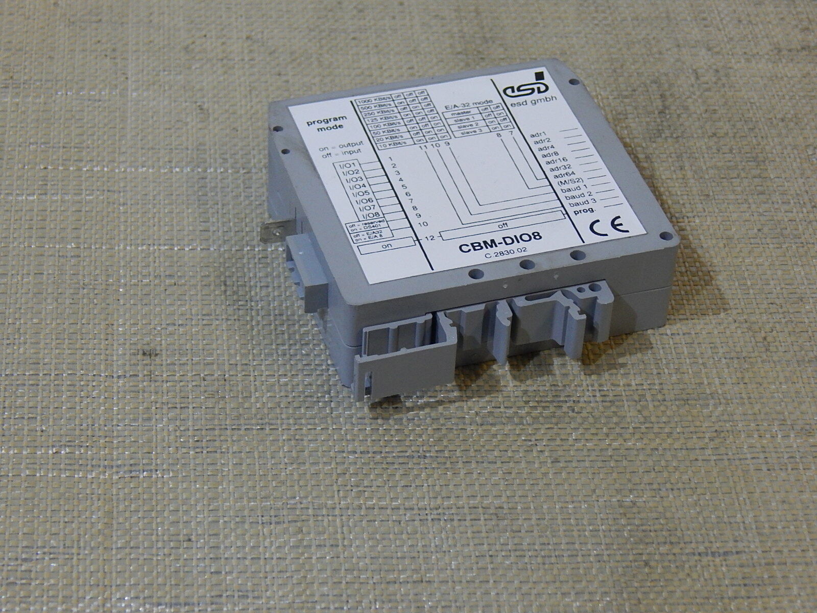  ESD CAN-CBM-DIO8 CANbloc CBM-DIO8 CANopen 8 Kanäle