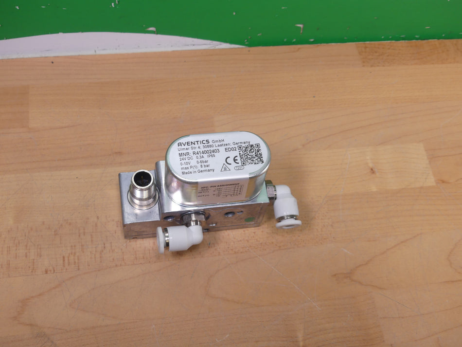 Aventics Druckregelventil, Druck / Regel / Ventil MNR: R414002403 24V DC