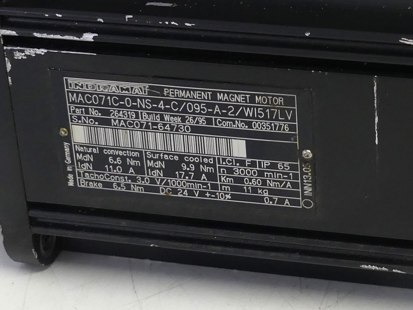 INDRAMAT  MAC071C-0-NS-4-C/095-A-2/WI517LV