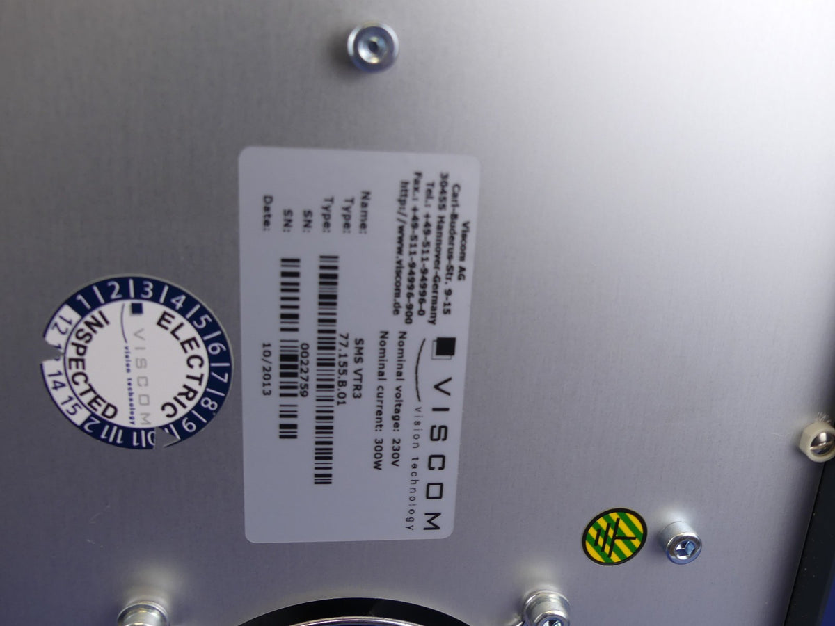 VISCOM AG SMS VTR3 77.155.B.01 MIT VTR3 DRV II VTR3 CTR