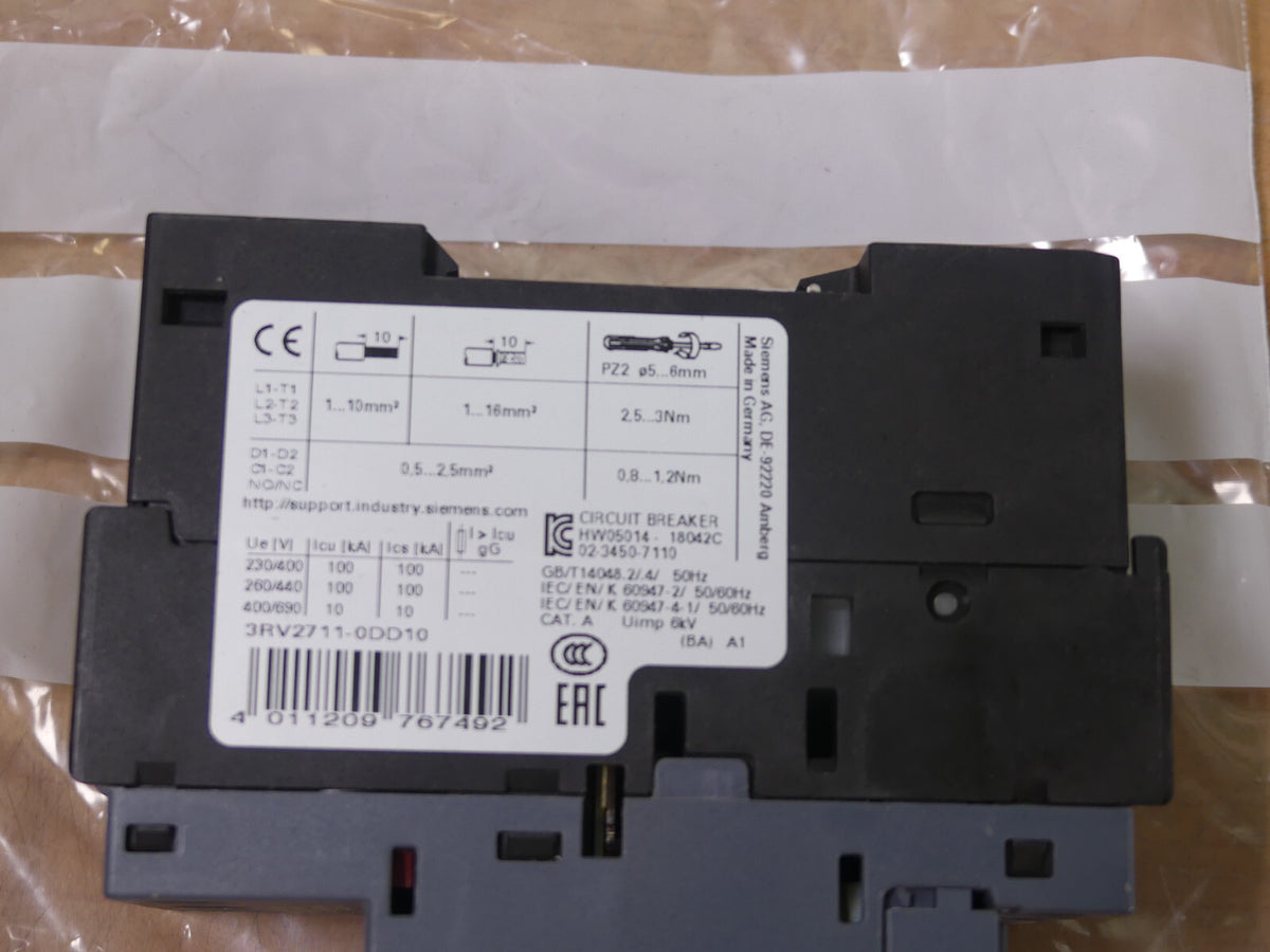 Siemens Dig.Industr. Leistungsschalter 3RV2711-0DD10