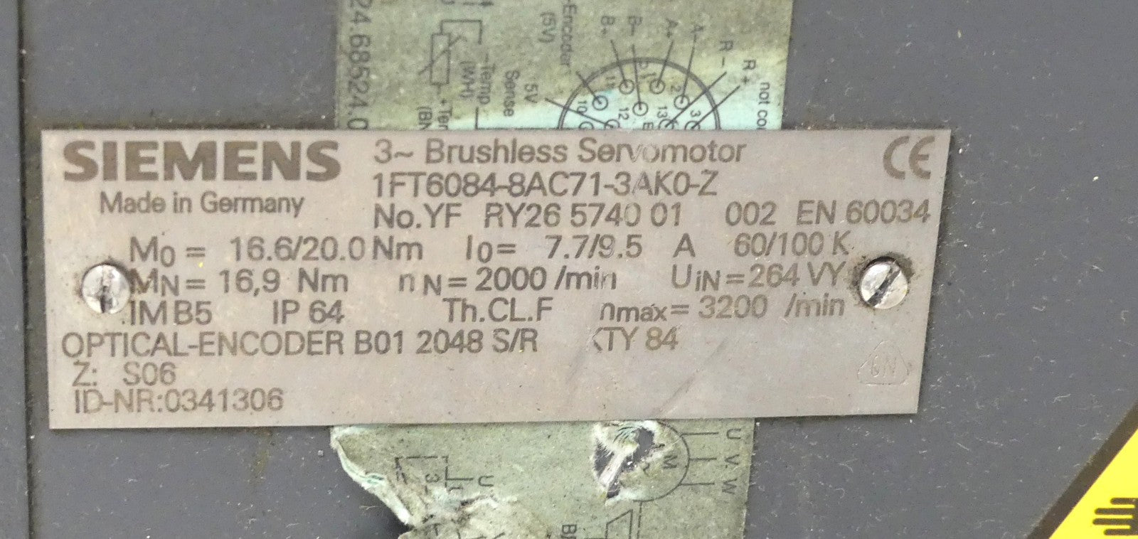 Siemens  1FT6084-8AC71-3AK0-Z