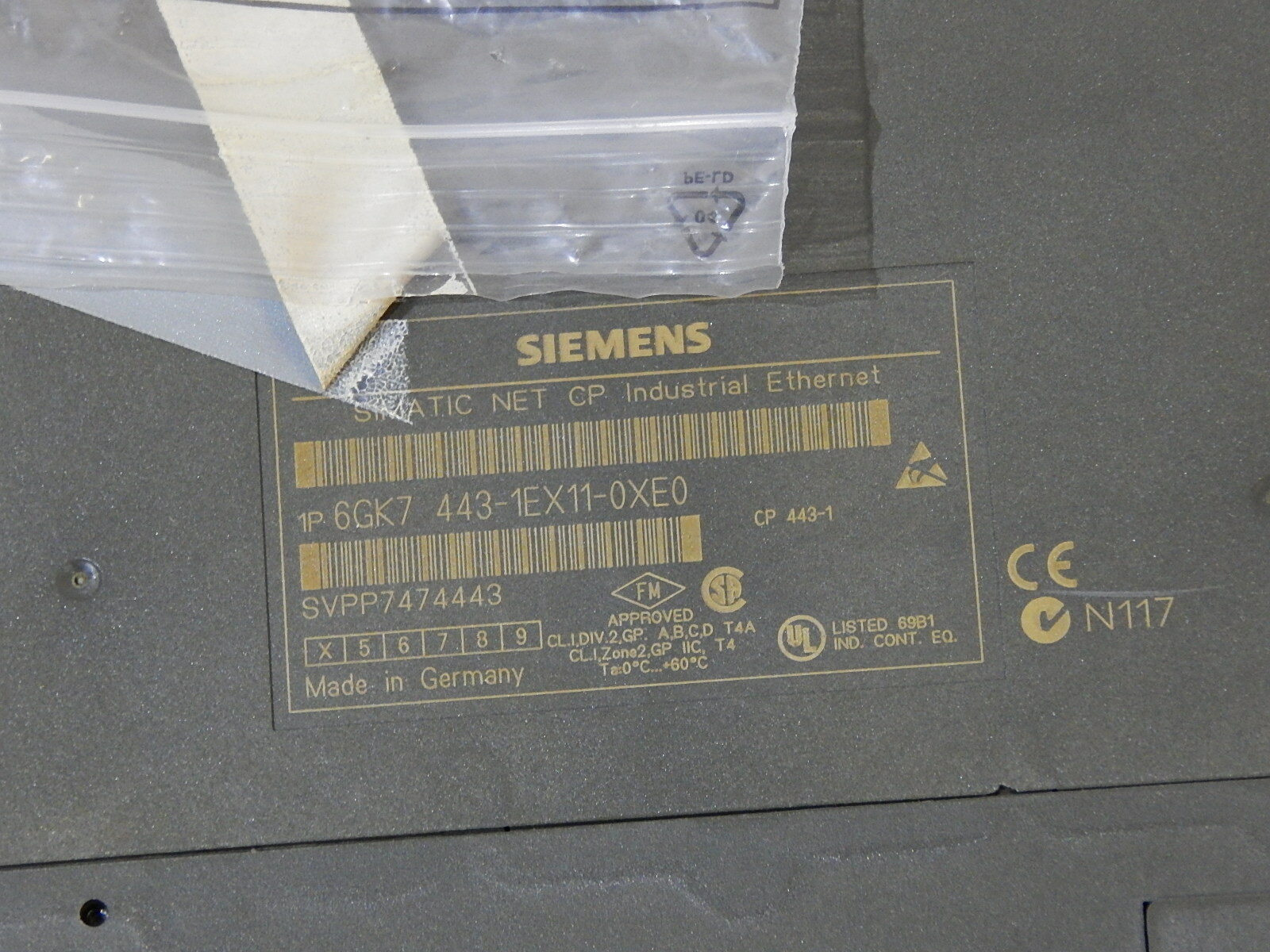SIEMENS SIMATIC NET CP 443-1  6GK7443-1EX11-0XE0 | 6GK7 443-1EX11-0XE0 E:04 used