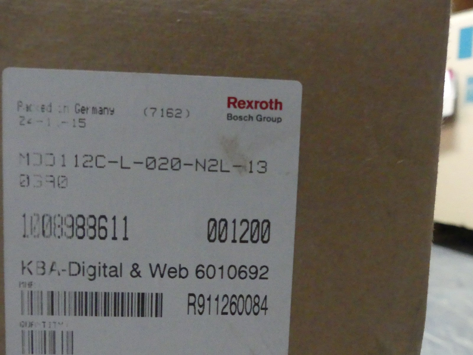 REXROTH MDD112C-L-020-N2L-130GA0
