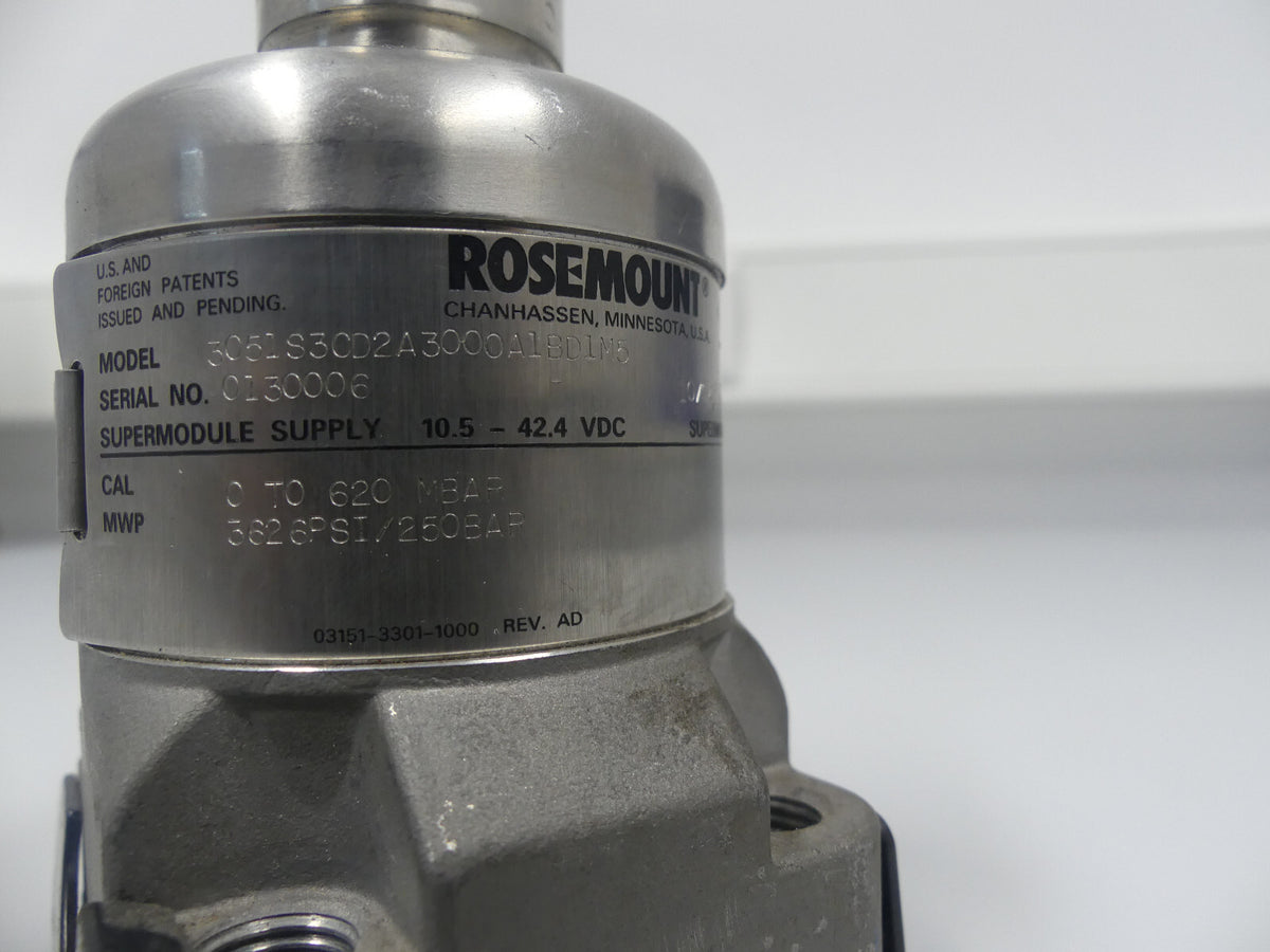 Rosemount Supermodule Output 3051S3CD2A3000A1BD1M5