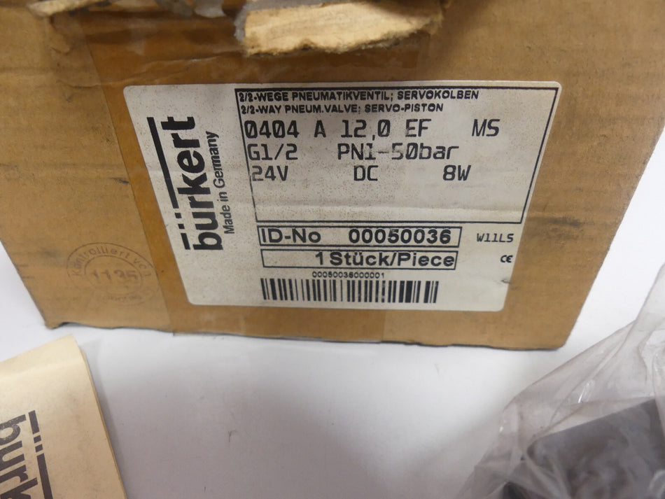 Bürkert 0404 A 12.0 EF MS
