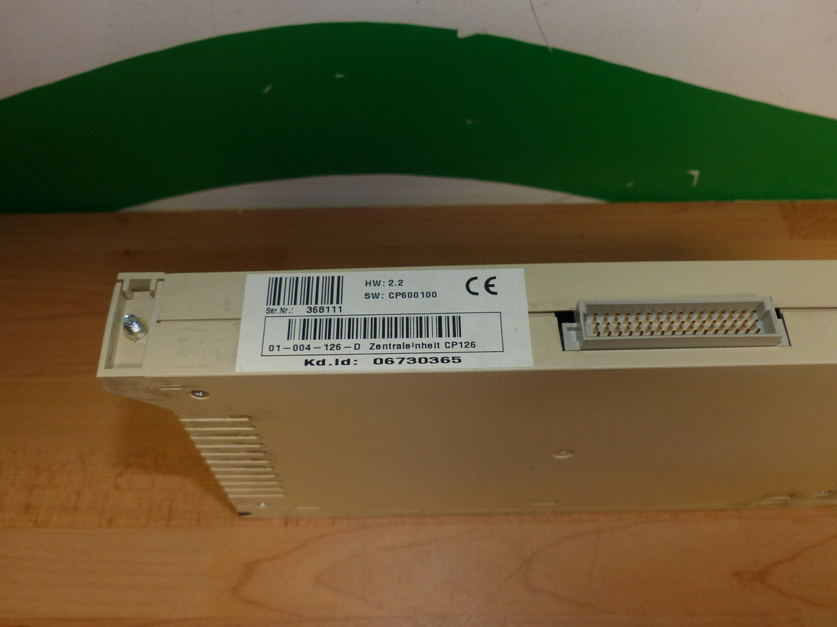 MANNESMANN DEMAG I SIGMATEK ETEK I Zentraleinheit CP126 I Kd. 06730365 I HW: 2.2