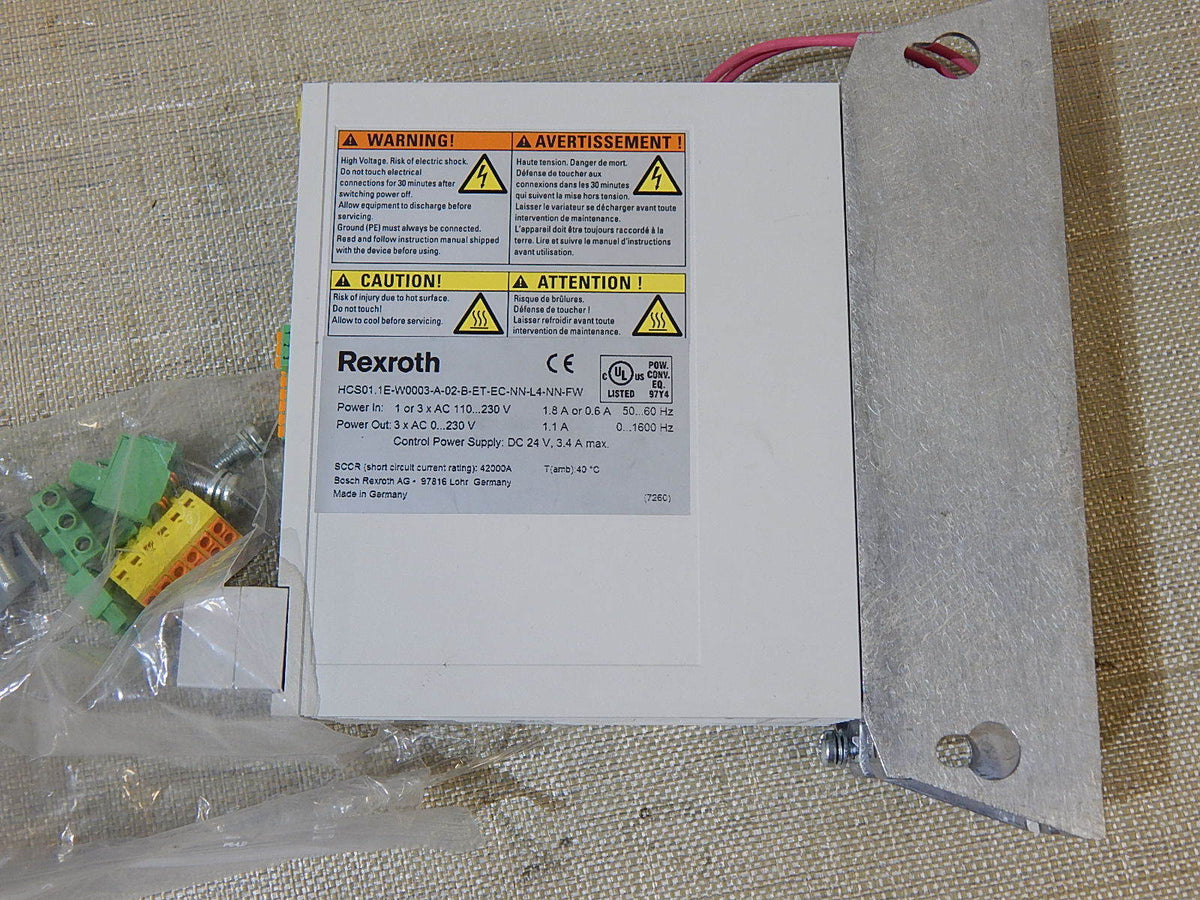 Bosch Rexroth ServoumrichterTyp HSC01.1E-W0003-A-02-B-ET-EC-NN-L4-NN-FW