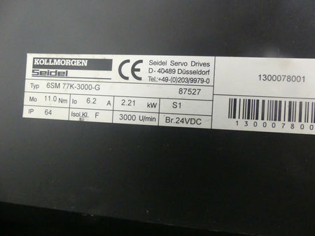 Kollmorgen 6SM 77K-3000-G