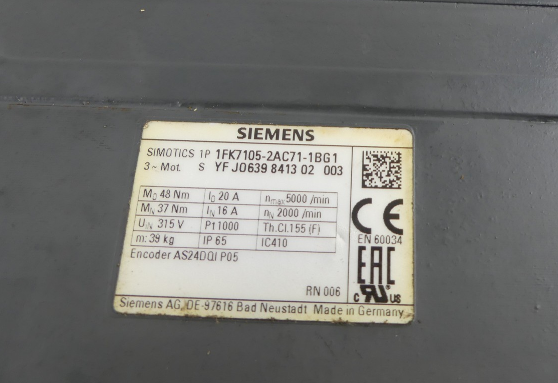 SIEMENS 1FK7105-2AC71-1BG1