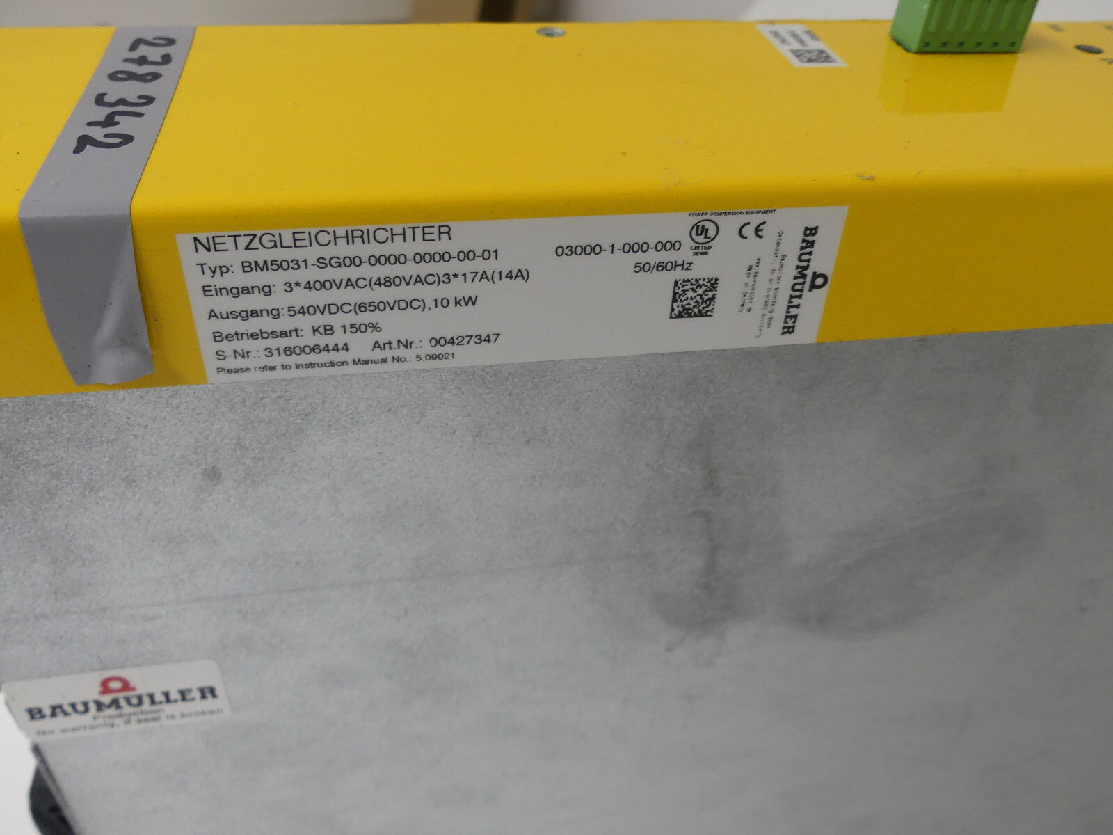 BAUMÜLLER BM5031-SG00-0000-0000-00-01