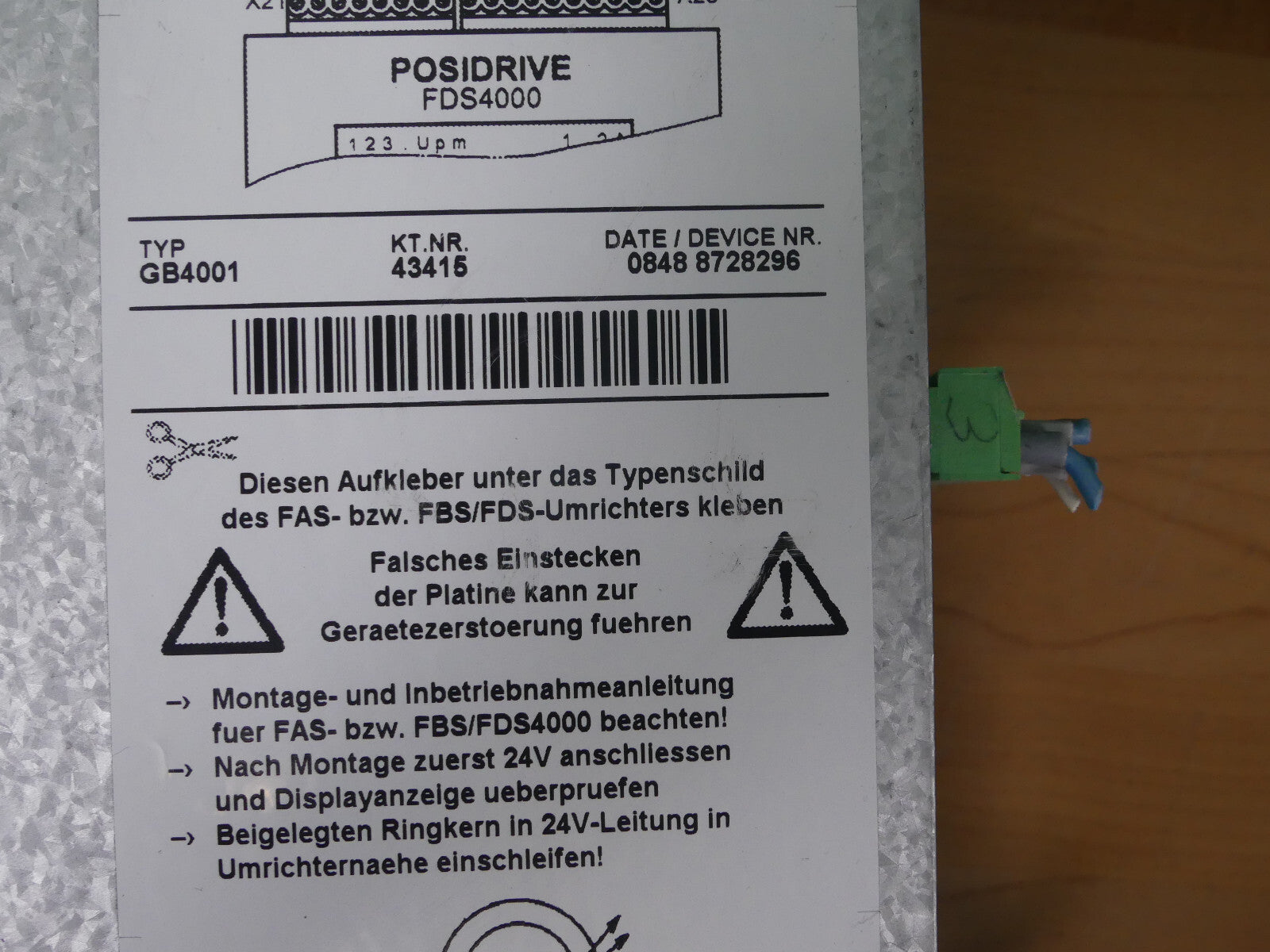 Posidrive FDS4000   GB4001  used