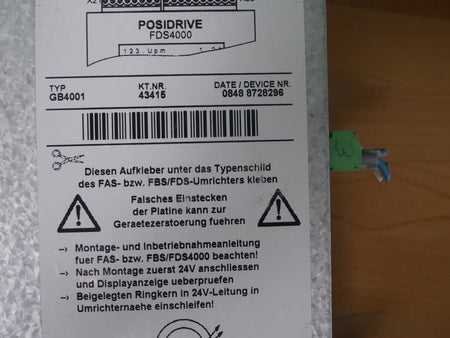 Posidrive FDS4000   GB4001  used