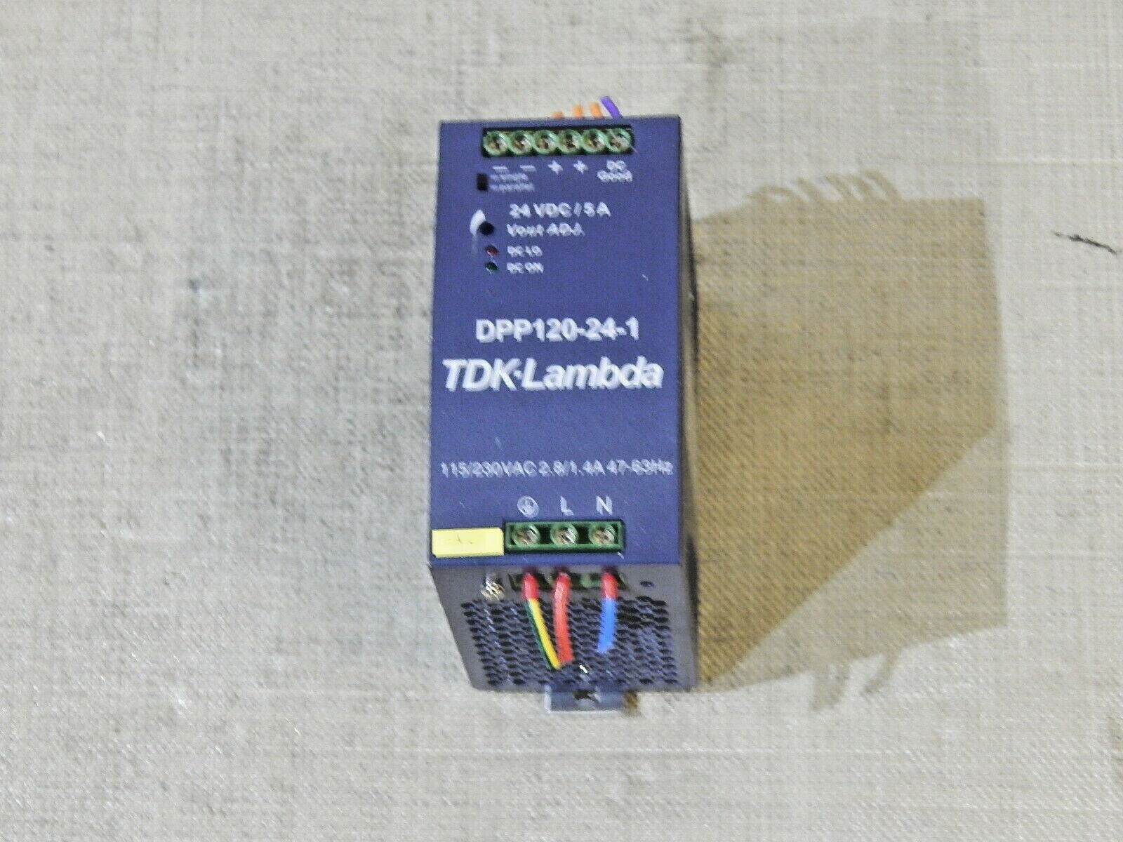  TDK-Lambda DPP-120-24-1 Hutschienen-Netzteil  24 VDC 5A used