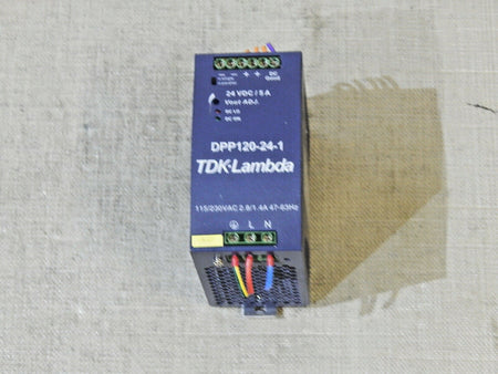  TDK-Lambda DPP-120-24-1 Hutschienen-Netzteil  24 VDC 5A used