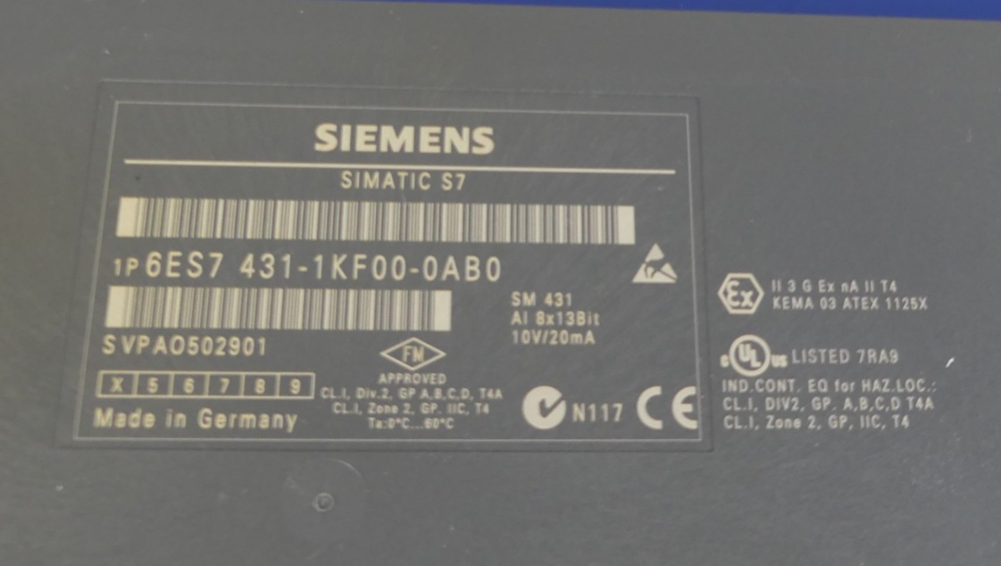 SIEMENS 6ES7 431-1KF00-0AB0