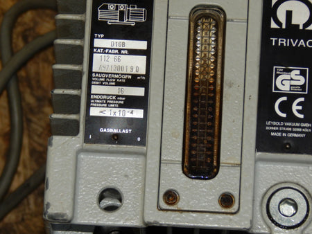 LEYBOLD TRIVAC D16B  Vakuumpumpe