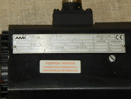 AMK servomotor DV4-1-4-D0F  0.14KW Used