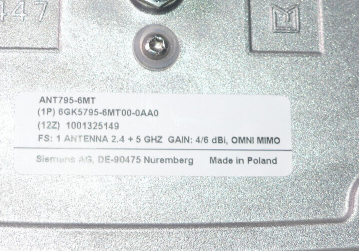 Siemens Simatic Net 6GK5795-6MT00-0AA0 IWLAN Antenne 795-6MT