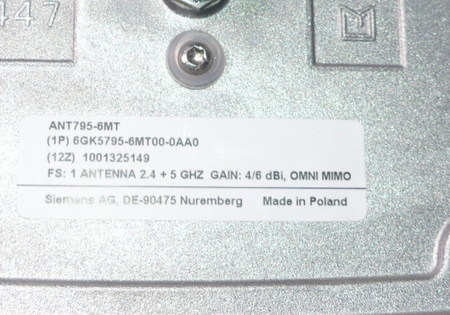 Siemens Simatic Net 6GK5795-6MT00-0AA0 IWLAN Antenne 795-6MT