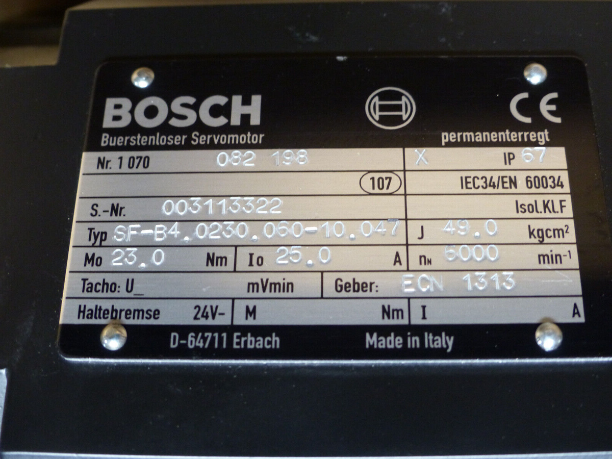 bosch sf-b4.0230.060-10.047 used