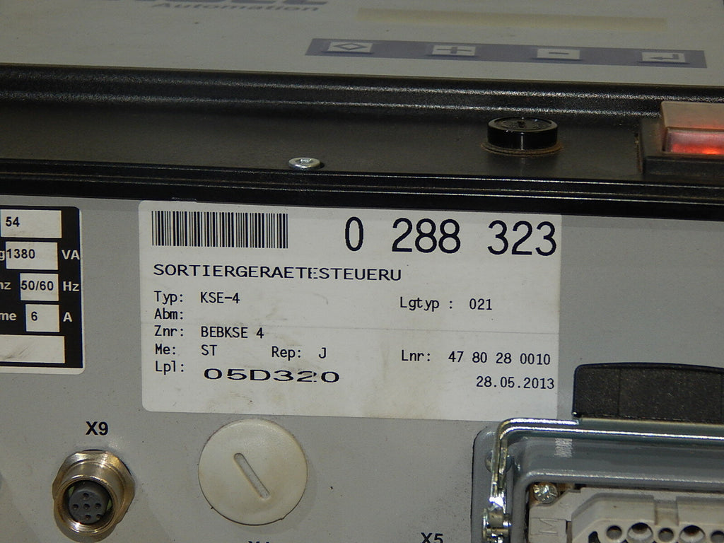  KNÖLL AUTOMATION KSE 6  OPERATOR PANEL USED