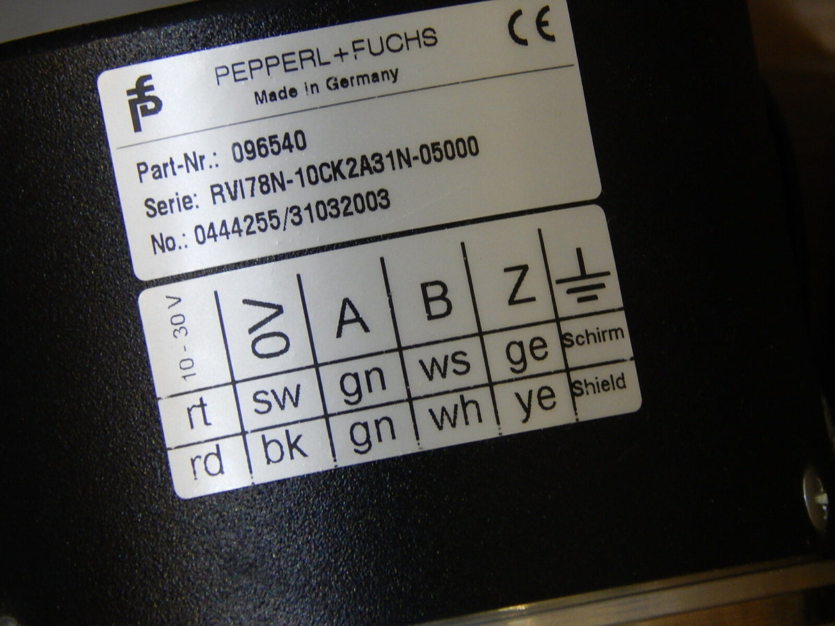Pepperl+Fuchs RVI78N-10CK2A31N-050000 New