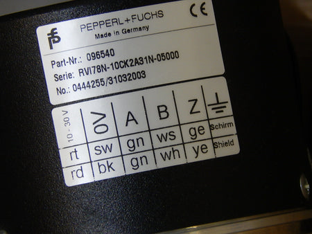 Pepperl+Fuchs RVI78N-10CK2A31N-050000 New