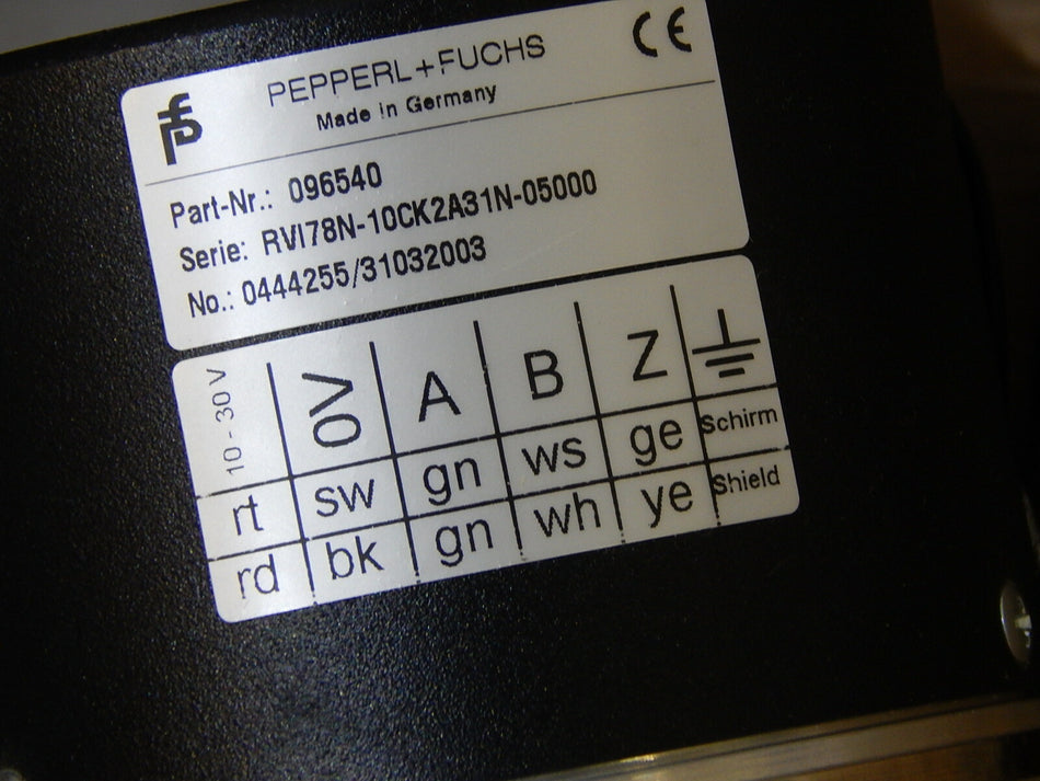 Pepperl+Fuchs RVI78N-10CK2A31N-050000 New