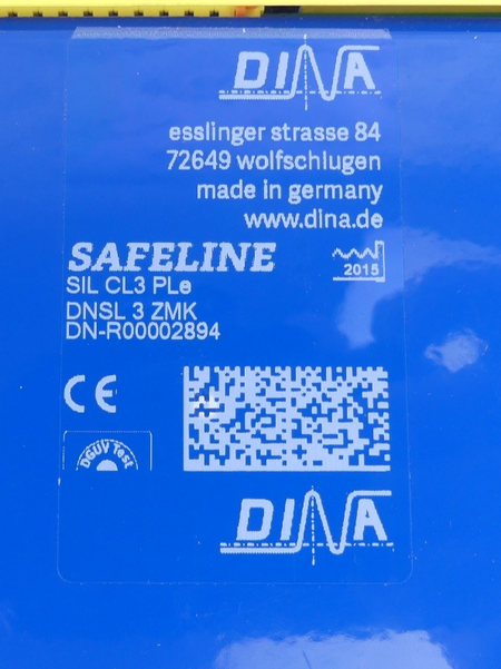 Dina Elektronik Safeline SIL CL3 PLe DNSL-ZMK DNSL-DR DNSL-DR