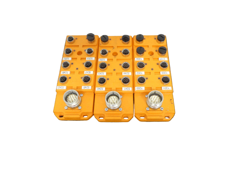3x Lumberg ASBS8/LED-5/4