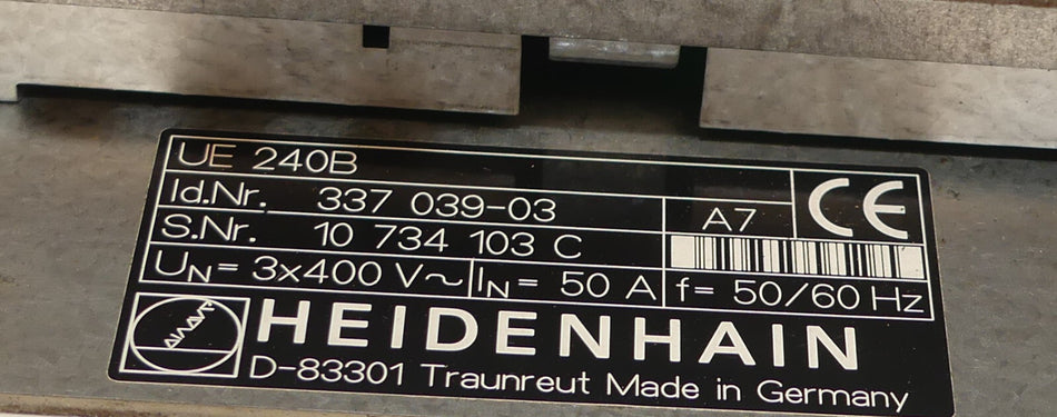 HEIDENHAIN UE 240B  UE240B Id.Nr. 337 039-03