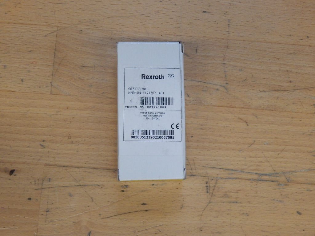 Rexroth S67-D18-M8 Analog Input Module R911171787 Neu