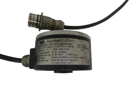 BAUMER THALHEIM SINUS DREHGEBER ITD 42 A 4 Y79 2048 NI H2SK12 S 27 IP65 53