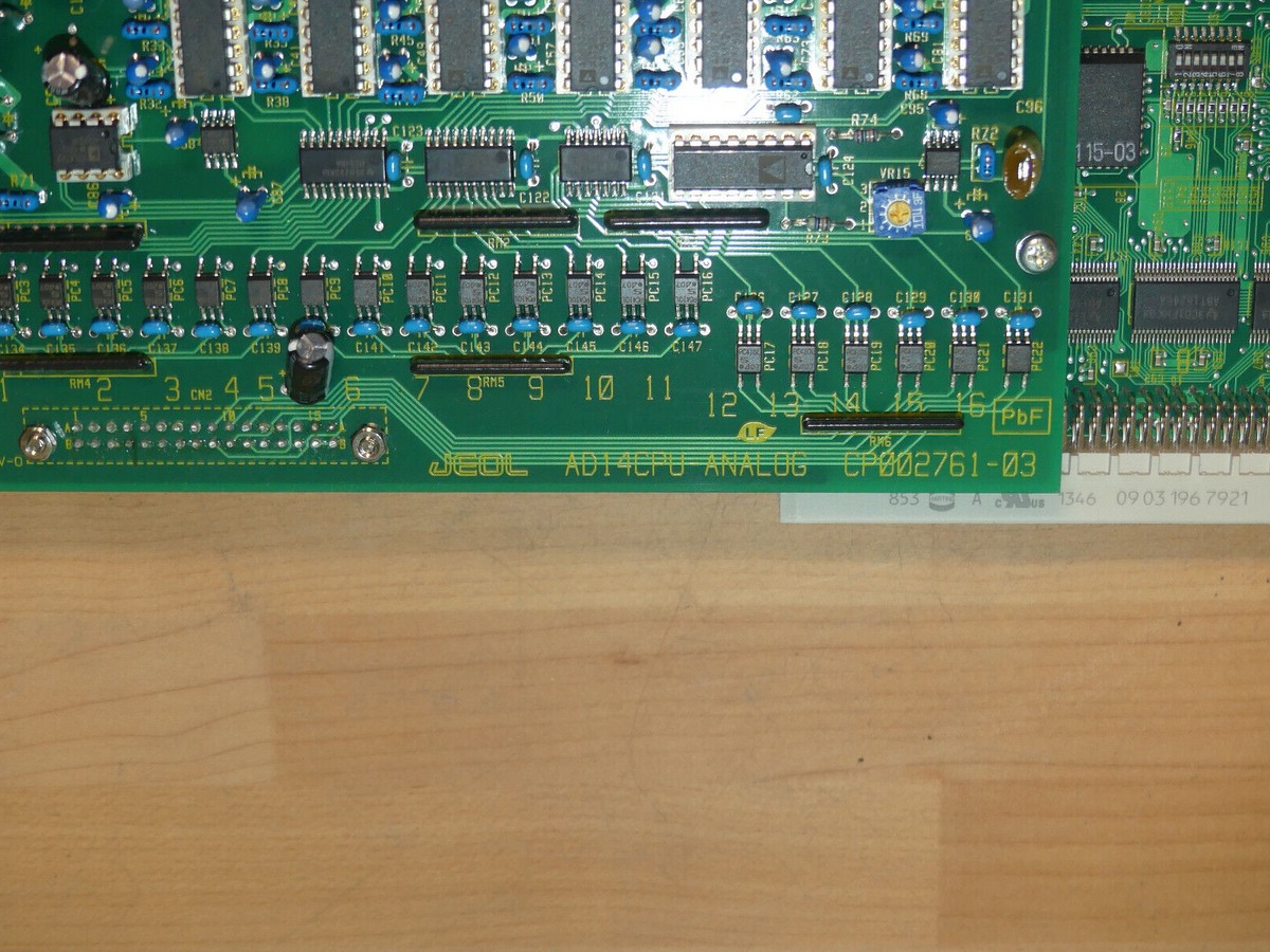 Jeol CP002761-03 AD14CPU Analog CP 002761 03
