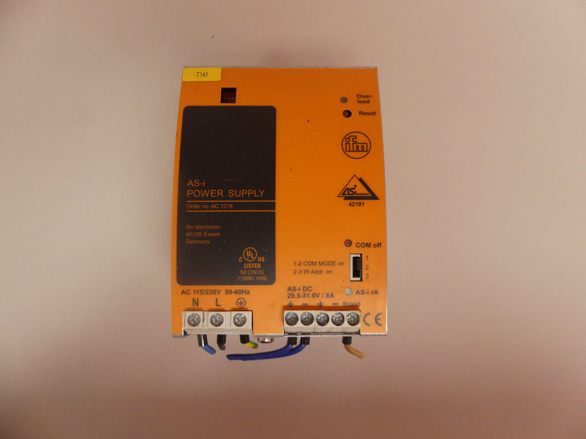 IFM  ELECTRONIC AS-i POWER SUPPLY AC 1218