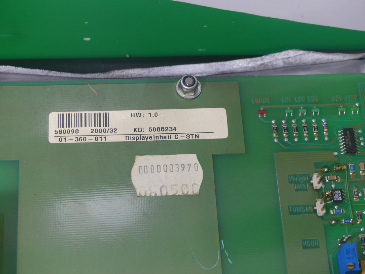 Krauss Maffei MT500 Display  01-360-011 C-STN HW: 1.0 5005000/Ä0 s.Bilder