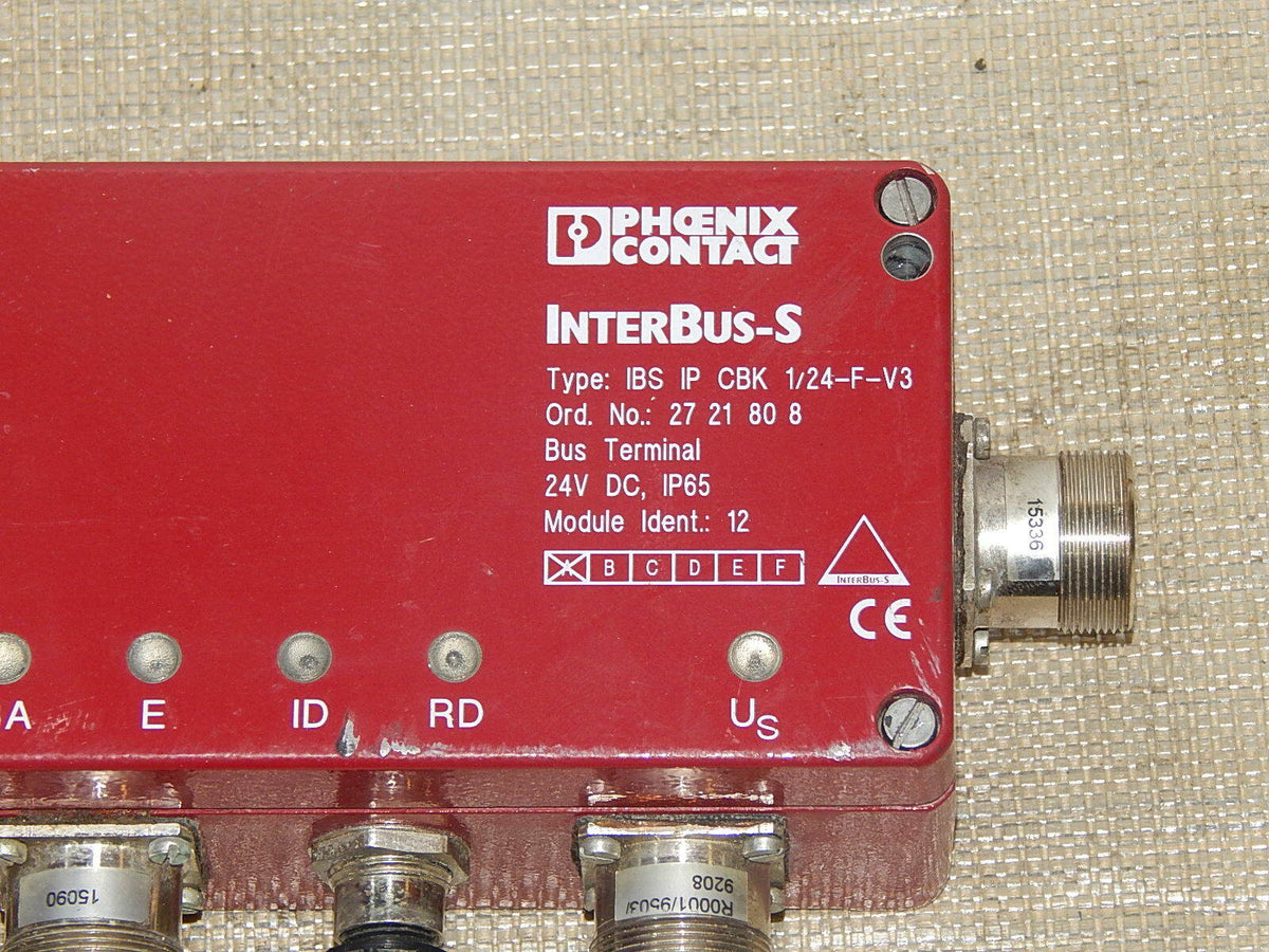  Phönix contact Interbus-S IBS IP CBK 1/24-F-V3, No.: 2721808 used