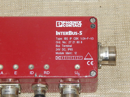  Phönix contact Interbus-S IBS IP CBK 1/24-F-V3, No.: 2721808 used