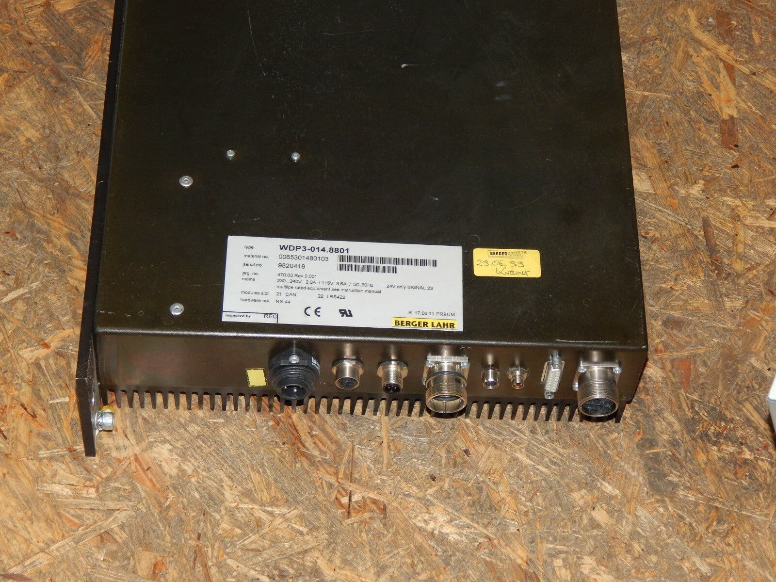  Berger Lahr Positec WDP3-014.8801 Berger Lahr 65301480103  used