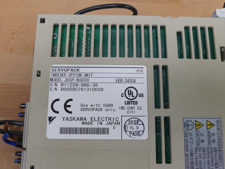 YASKAWA SGDH-02AE-0Y MIT JUSP-NS600